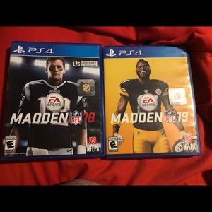 Madden 18 and Madden 19
